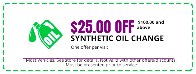 Synthetic Oil Change Special